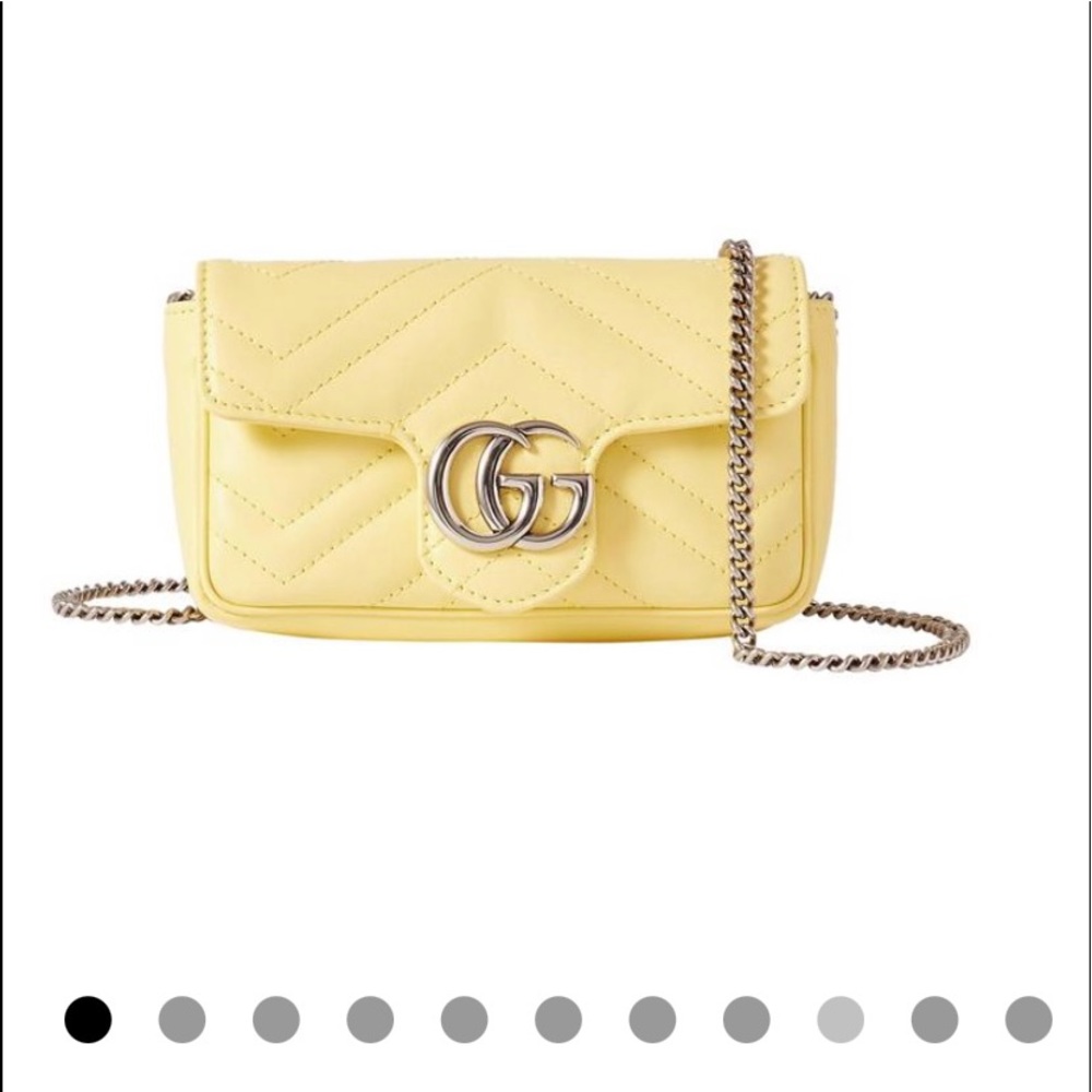 Gucci super mini marmont